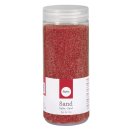 Sand, fein, 0,1-0,5 mm, Dose 475 ml, feuerrot
