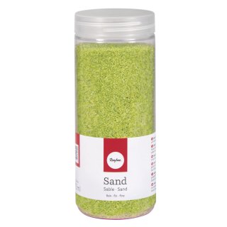 Sand, fein, 0,1-0,5 mm, Dose 475 ml, maigrün
