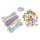 Pompon Chenille Wackelaugen Mix, sortiert, 125 Stück, pastell
