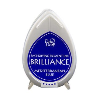 Brilliance Stempelkissen Dew Drop, Mediterranean blue