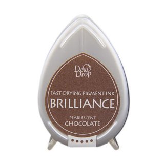 Brilliance Stempelkissen Dew Drop, Pearlescent Chocolate