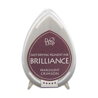 Brilliance Stempelkissen Dew Drop, Pearlescent Crimson
