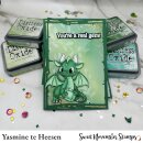 Sweet November Stamps, clear stamp, May Emerald Dragon