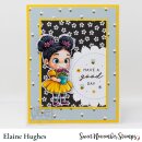 Sweet November Stamps, clear stamp, Flutterbee Beatrice