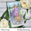 Sweet November Stamps, clear stamp, SN Gal Deb and Digby