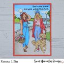 Sweet November Stamps, clear stamp, SN Gal Deb and Digby