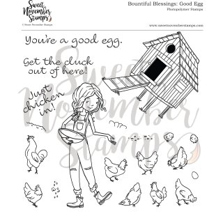 Sweet November Stamps, clear stamp, Bountiful Blessings:...