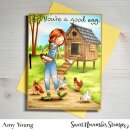 Sweet November Stamps, clear stamp, Bountiful Blessings: Good Egg