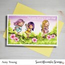 Sweet November Stamps, clear stamp, Fairwee Twirl