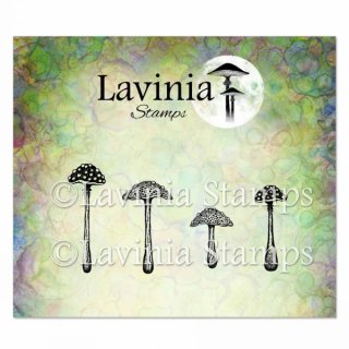 Lavinia Stamps, clear stamp - Purple Cap Mushrooms