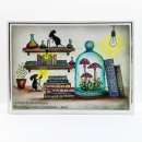 Lavinia Stamps, clear stamp - Purple Cap Mushrooms