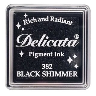 Delicata Pigment Ink small, Black Shimmer