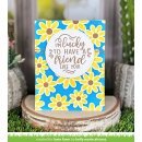 Lawn Fawn, Lawn Clippings, daisy bloom background stencils