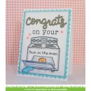 Lawn Fawn, lawn cuts/ Stanzschablone, scripty congrats