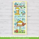 Lawn Fawn, clear stamp, backyard bird feeder