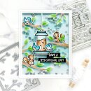 Lawn Fawn, clear stamp, backyard bird feeder