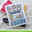 Lawn Fawn, clear stamp, little woodland library friends