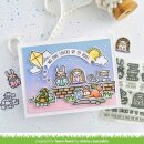 Lawn Fawn, clear stamp, little woodland library friends