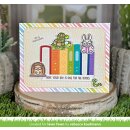 Lawn Fawn, clear stamp, little woodland library friends