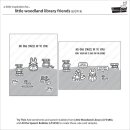 Lawn Fawn, clear stamp, little woodland library friends