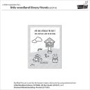 Lawn Fawn, clear stamp, little woodland library friends