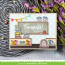 Lawn Fawn, clear stamp, little woodland library friends