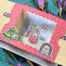Lawn Fawn, clear stamp, little woodland library friends