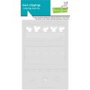 Lawn Fawn, coloring stencils, simply celebrate graduation
