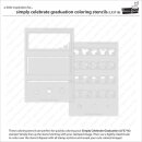 Lawn Fawn, coloring stencils, simply celebrate graduation
