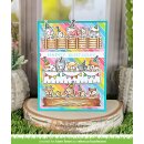 Lawn Fawn, clear stamp, simply celebrate hangouts