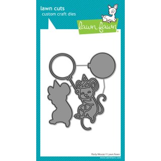 Lawn Fawn, lawn cuts/ Stanzschablone, party mouse