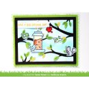 Lawn Fawn, lawn cuts/ Stanzschablone, tree branches backdrop: landscape
