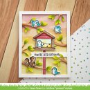 Lawn Fawn, lawn cuts/ Stanzschablone, tree branches backdrop: portrait