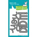 Lawn Fawn, lawn cuts/ Stanzschablone, giant you did it