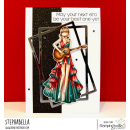 Stamping Bella, Rubber Stamp, UPTOWN GIRL PLAYS GUITAR
