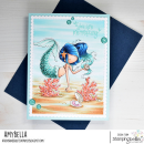 Stamping Bella, Rubber Stamp, TINY TOWNIE MERMAID ISLA (includes 3 stamps)