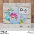 Stamping Bella, Rubber Stamp, TINY TOWNIE MERMAID ISLA (includes 3 stamps)