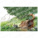 Stamping Bella, Rubber Stamp, ALICE IN WONDERLAND RABBIT...