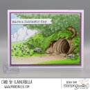 Stamping Bella, Rubber Stamp, ALICE IN WONDERLAND RABBIT...