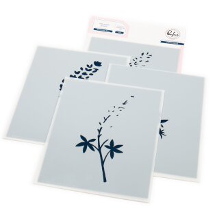 Pinkfresh Studio, Stencil, Bluebonnet Bliss