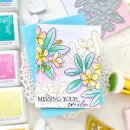 Pinkfresh Studio, press plate, Plumeria