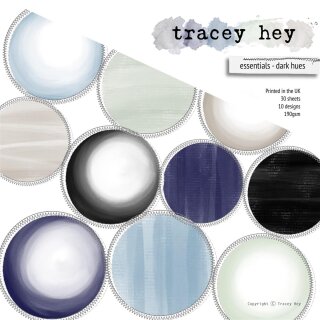 Tracey Hey, Paper Pad – Essentials - Dark Hues
