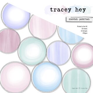 Tracey Hey, Paper Pad – Essentials - Pastel Hues