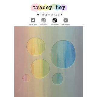 Tracey Hey, Stencil "Random Circles”