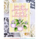 Mama Elephant, clear stamp, BUILD A POTTED PLANT