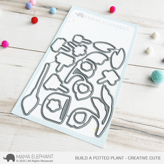 Mama Elephant, Creative Cuts/ Stanzschablone, Build A Potted Plant
