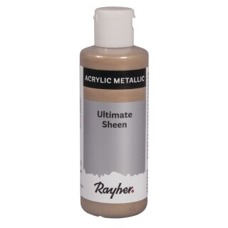 Ultimate Sheen Acrylfarbe, metallic, Flasche 80 ml, mocca metallic