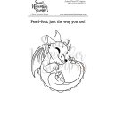 Sweet November Stamps, clear stamp, June Pearl Dragon