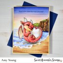 Sweet November Stamps, clear stamp, June Pearl Dragon