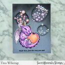 Sweet November Stamps, clear stamp, June Pearl Dragon